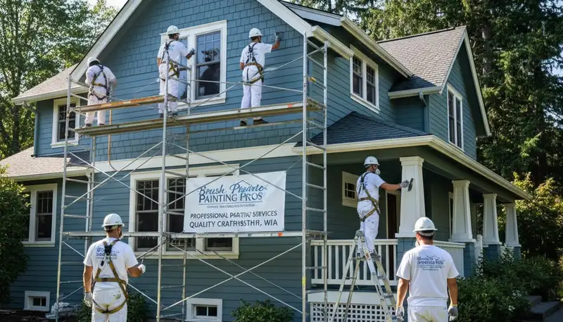Professional painters serving Vancouver, WA for interior and exterior house painting services