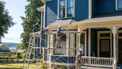 Professional painting crew serving Vancouver, WA with exterior and interior house painting services