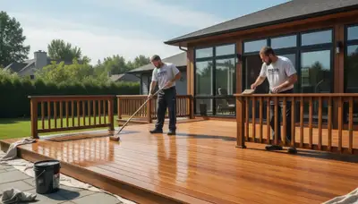 Deck staining service in Vancouver, WA for weather-resistant wood protection