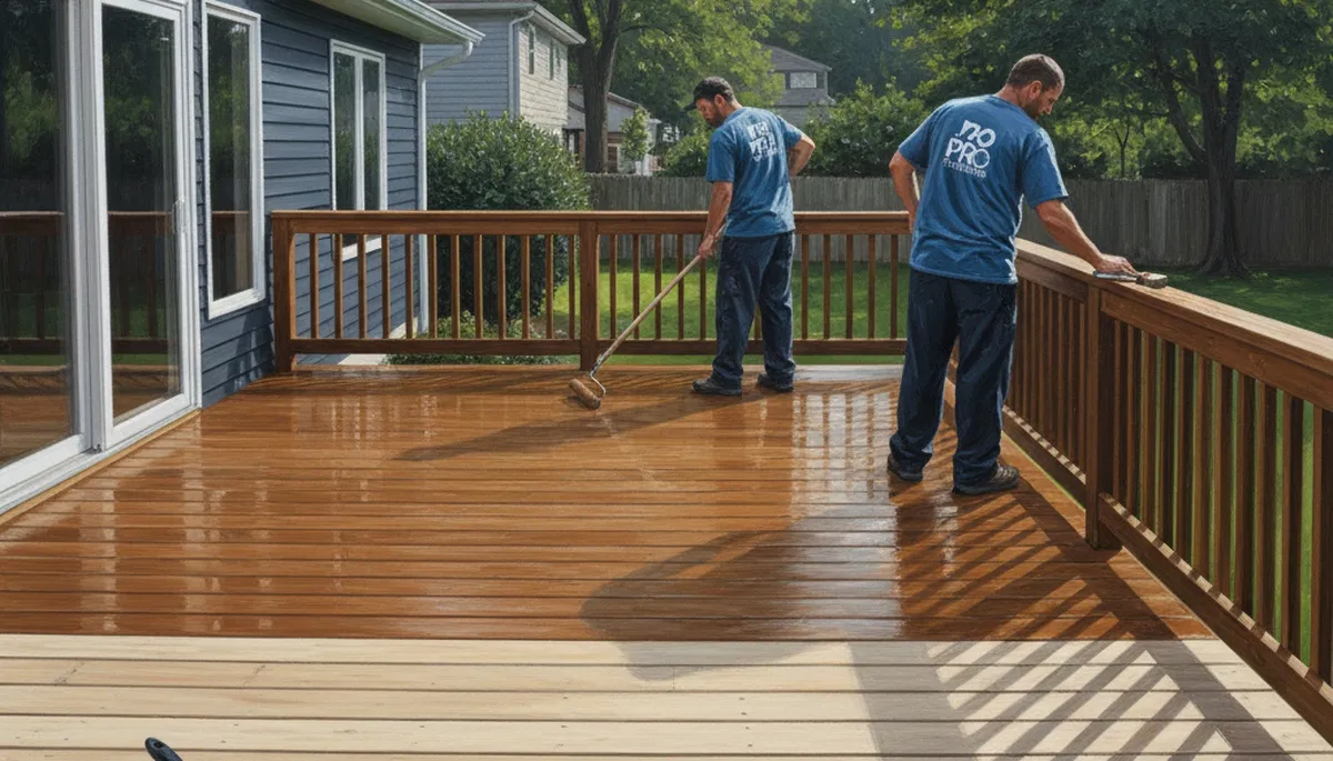 Deck staining service in Vancouver, WA for weather-resistant wood protection