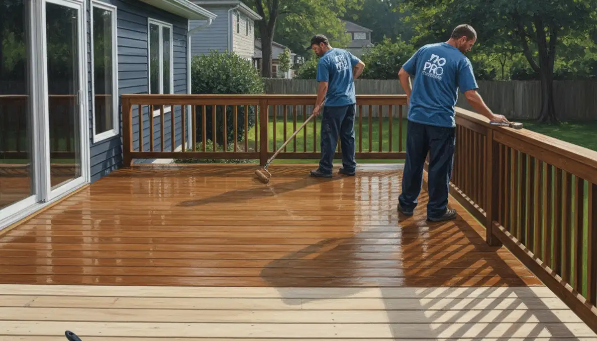 Deck staining service in Vancouver, WA for weather-resistant wood protection