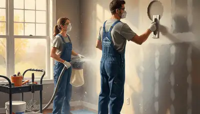 Drywall repair in Vancouver, WA for cracks, holes, and water damage by Vancouver Paint Pros