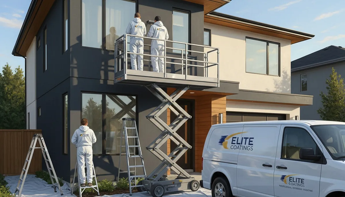 Exterior house painting in Vancouver, WA by Vancouver Paint Pros, improving curb appeal and weather protection