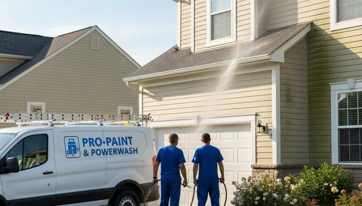 Vinyl siding pressure cleaning in Vancouver, WA removes moss, algae, and grime for a clean exterior