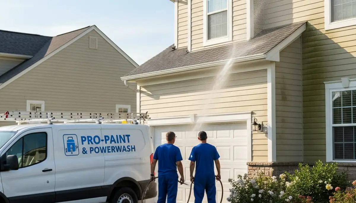 Vinyl siding pressure cleaning in Vancouver, WA removes moss, algae, and grime for a clean exterior