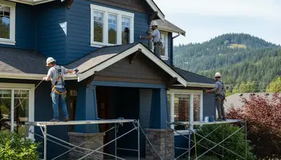 Painting contractor in Vancouver, WA providing professional interior and exterior house painting services